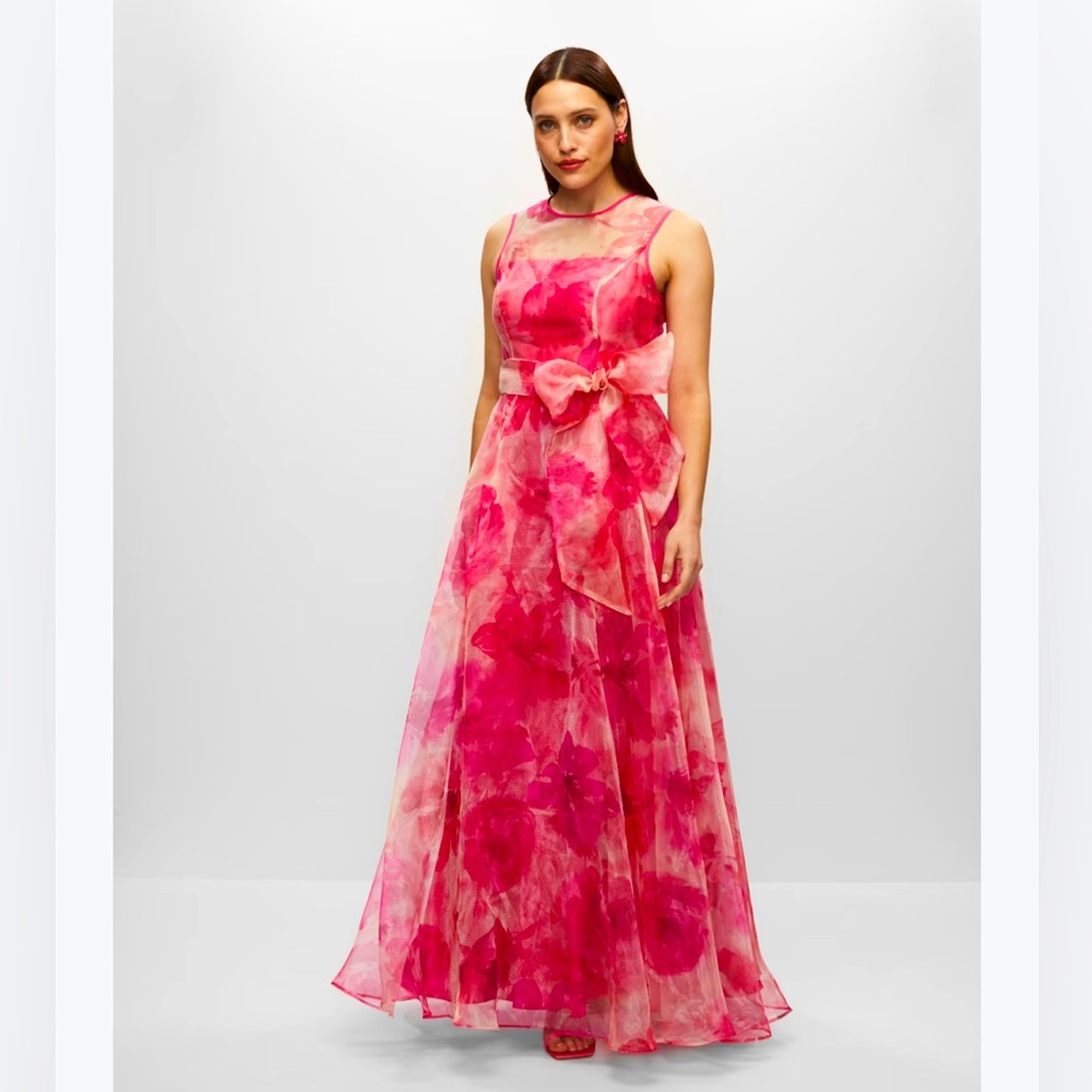 Eliza J floral gown.